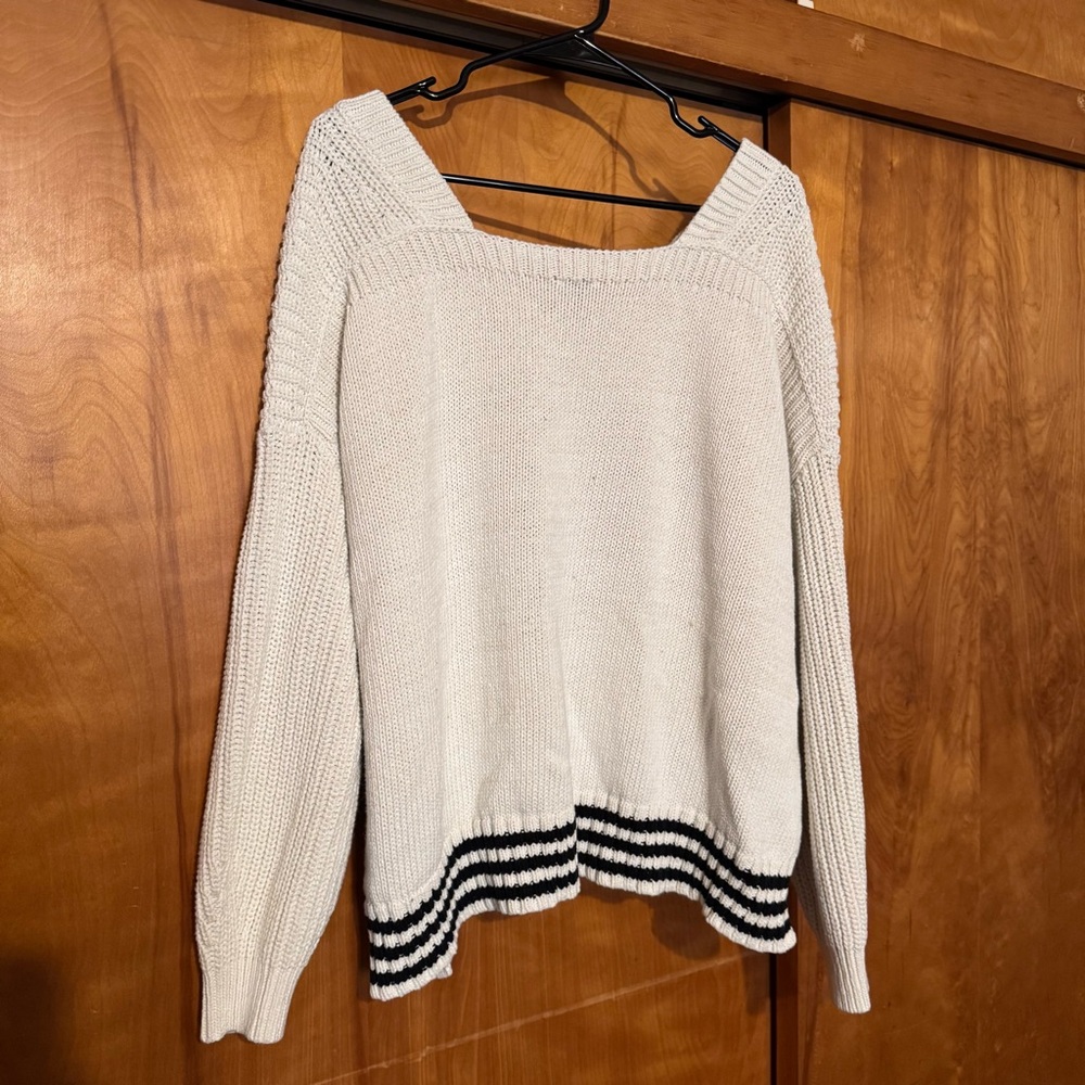 Anthropologie Maeve Catch Of The Day Sweater Nautical Fish - Picture 7 of 8